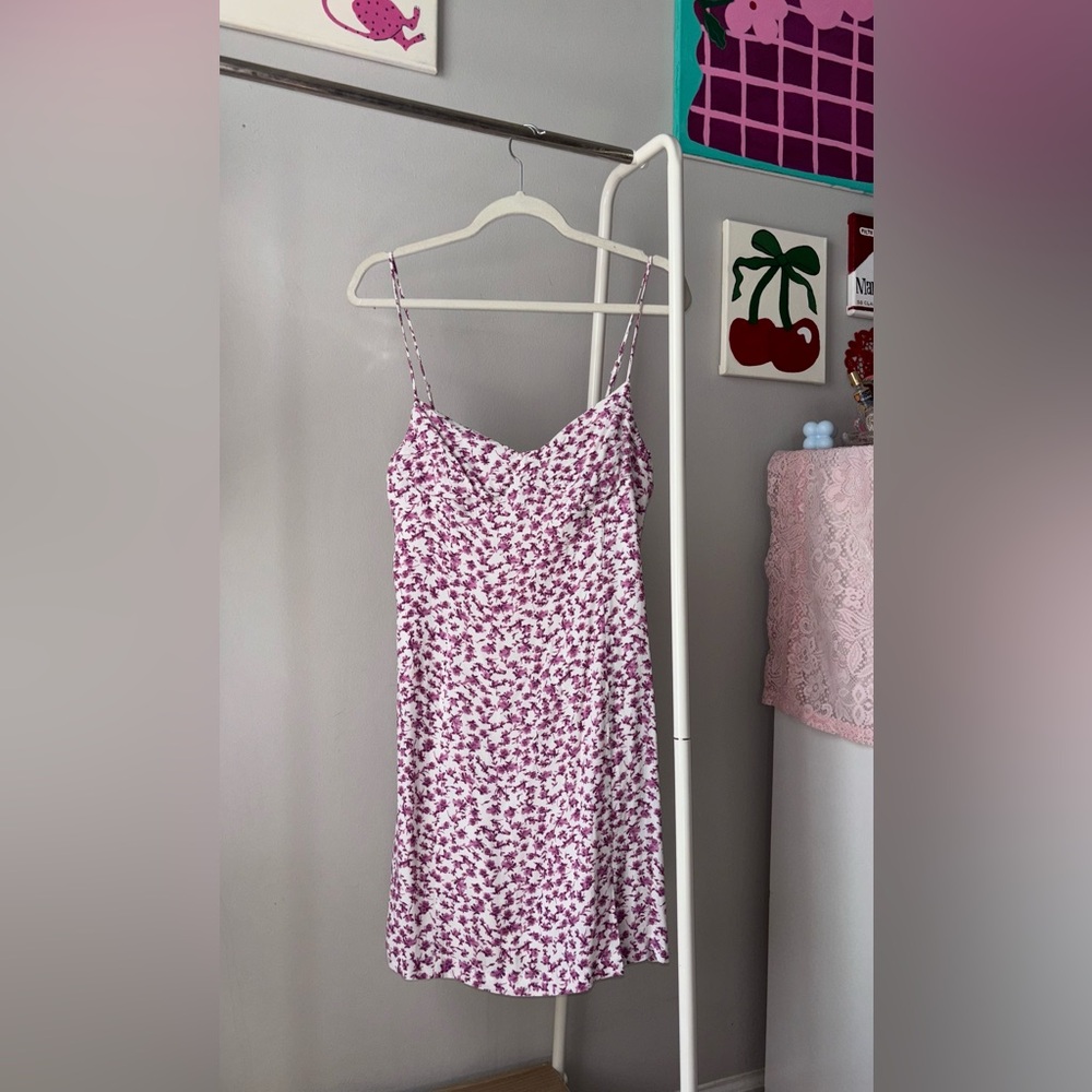 floral mini sun dress